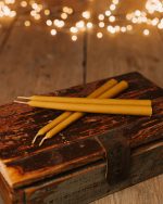 Świeca z wosku pszczelego - prosta